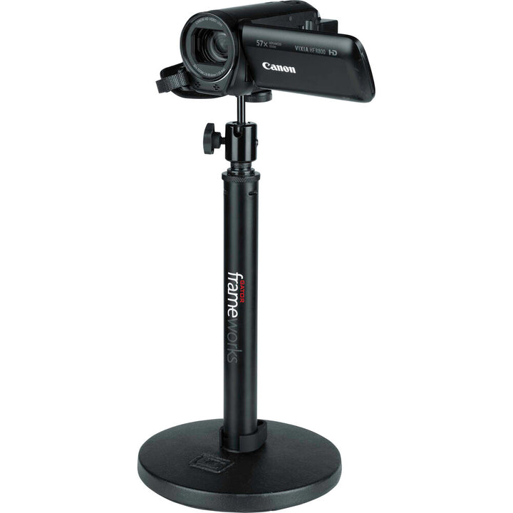 Gator Camera Mount Mic Stand Adapter with Ball-and-Socket Head