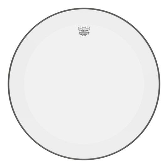 Remo CL-1322-P3 Bass, Classic, POWERSTROKE 3, Clear, 22" Diameter, No Stripe