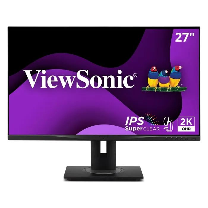 Viewsonic VG2748A-2K 27" Ergonomic IPS Monitor  QHD 1440p, Intelligent Sensing, HDMI, DP, VGA, USB Hub
