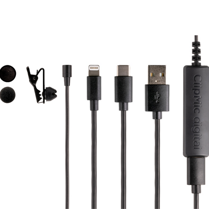 Apogee CLIPMIC-DIGITAL-II USB Lavalier Microphone for iOS/Mac/Windows