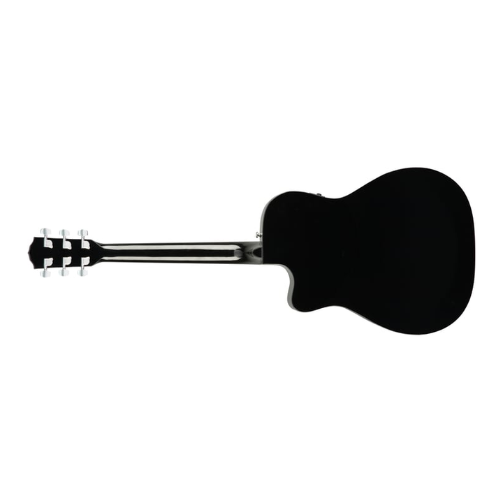 Fender CC-60SCE 6-String Concert Acoustic Guitar (Black)