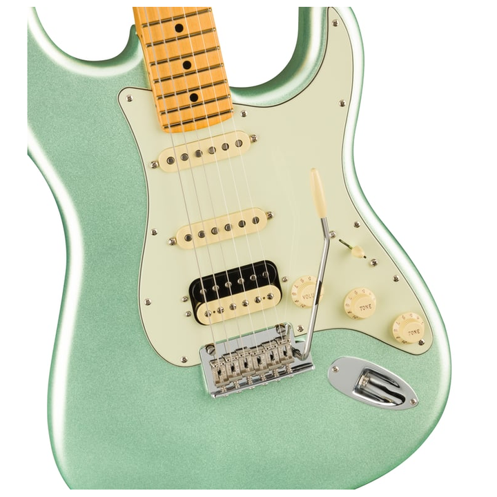 Fender American Professional II Stratocaster HSS Maple Fingerboard (Mystic Surf Green) Electric Guitar