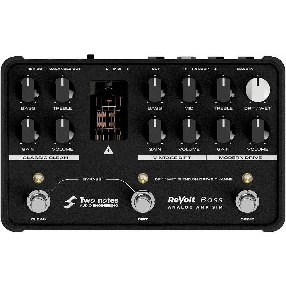Two Notes TNREVOLTB ReVolt Bass 3-Channel All-Analog Amp
