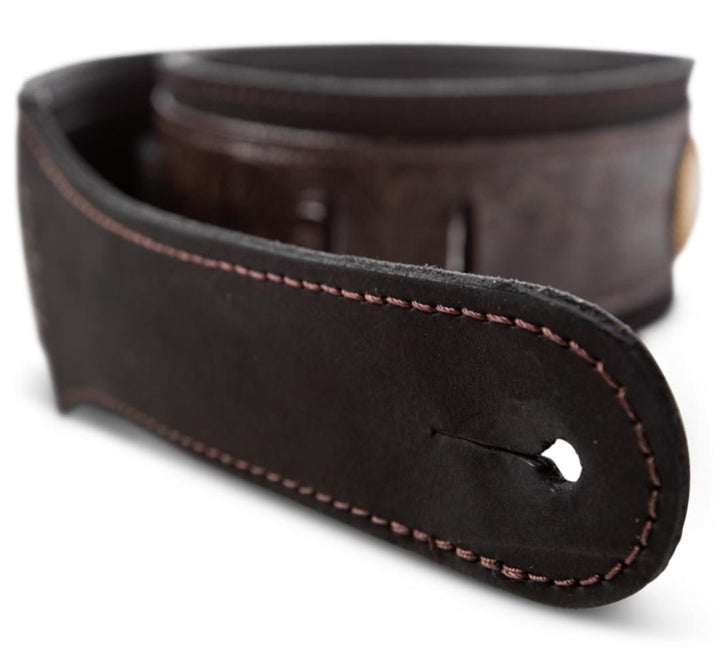 Taylor Grand Pacific Strap,Blk Lthr/Ni Concho,3"
