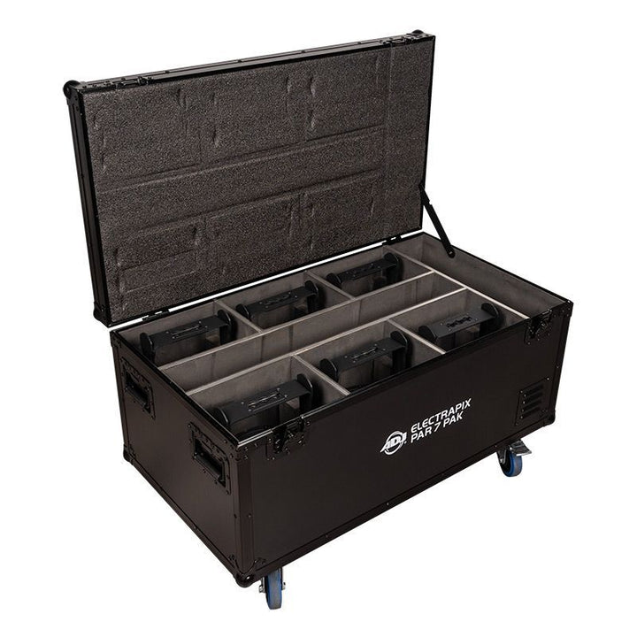 ADJ ELECTRAPIX-PAR-7-PAK 6 × ELECTRAPIX-PAR-7 w/ Charging Case