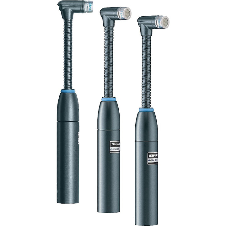 Shure BETA 98AMP/C Instrument Microphone for Drums 3-Pack