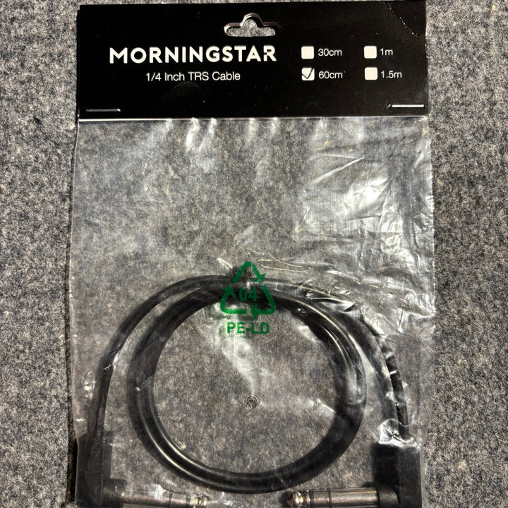Morningstar - 60cm TRS 1/4 Inch - (2x90) Cable