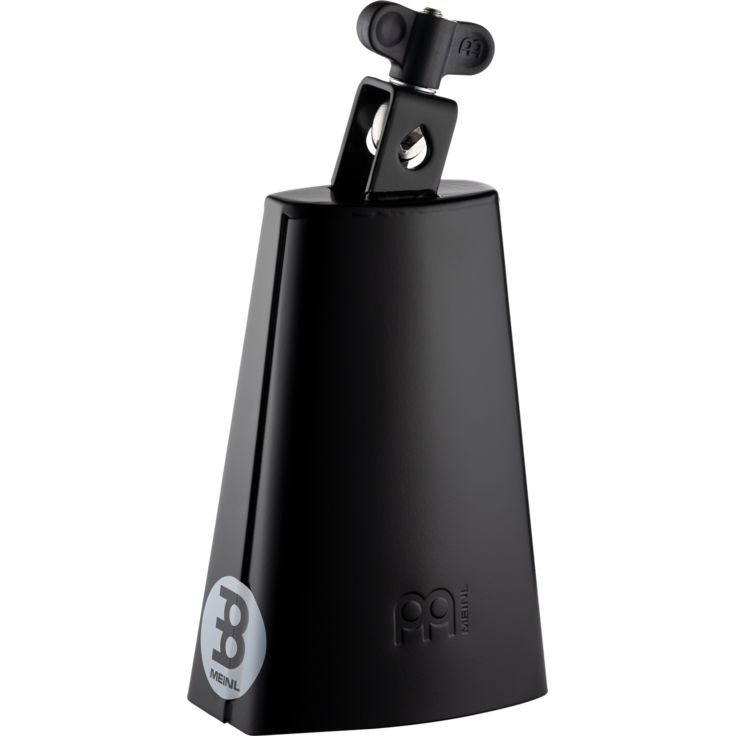 Meinl Percussion 6 3/4" Black Finish Cowbell Black powder coated steel Medium Timbales Cowbell