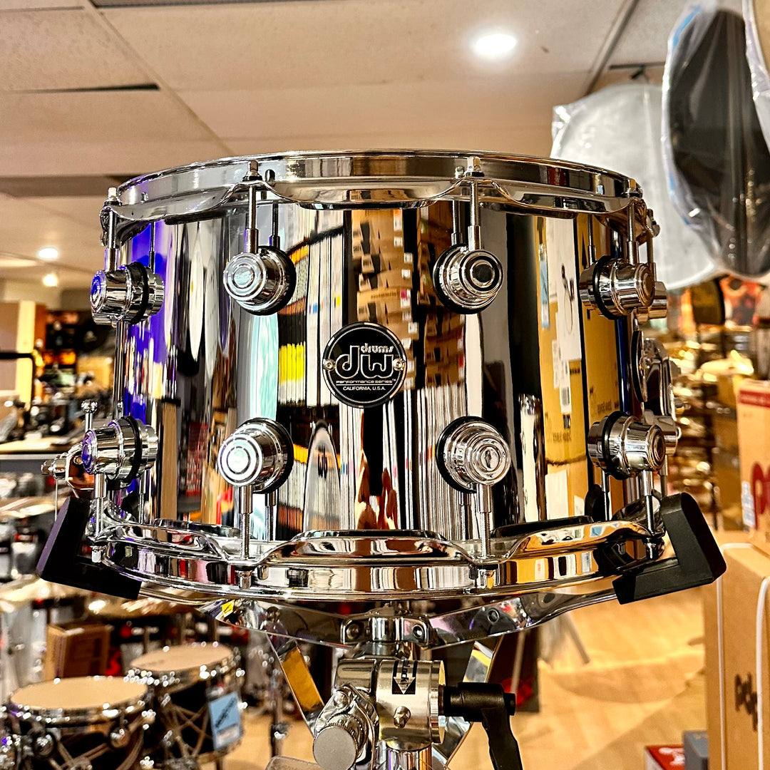 DW Performance Series Snare Drum 8x14 Metal - Chrome Over Steel
