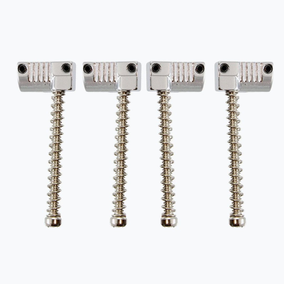 Allparts BP-2071 Grooved Saddles for Omega Bass® and Badass Bass Bridge Nickel