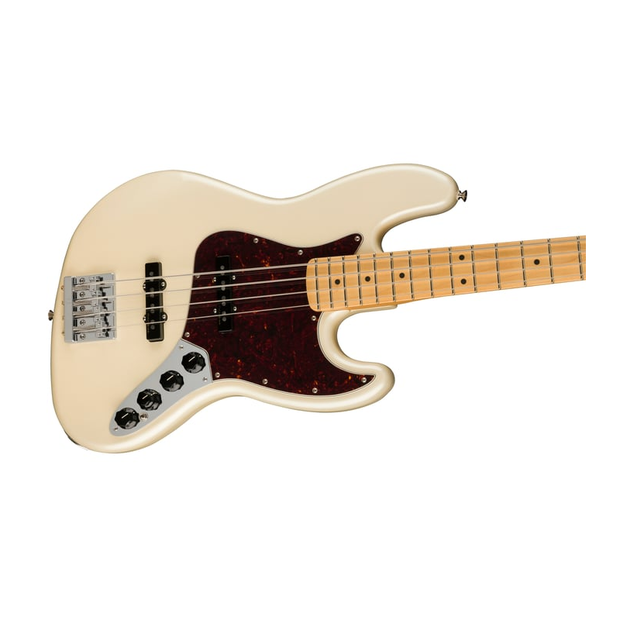 Fender Player Plus Jazz Bass Electric Bass Guitar Maple Fingerboard - Olympic Pearl