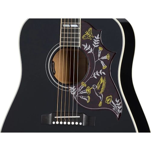 Gibson Hummingbird Standard Acoustic/Electric Guitar with Hardshell Case - Ebony
