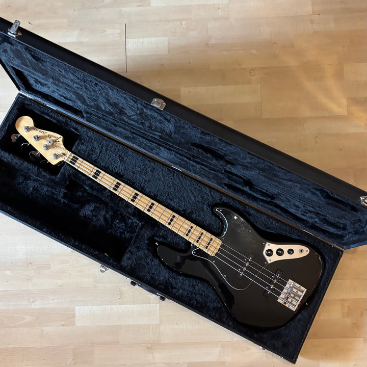 Fender - Geddy Lee J- Bass w/ Fender HD Case (BLK- w/Hipshot D Tuner - MIM 2013) - USED