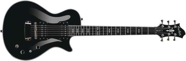 Hagstrom Ulswe-blk Ultra Swede Electric Guitar - Black Gloss