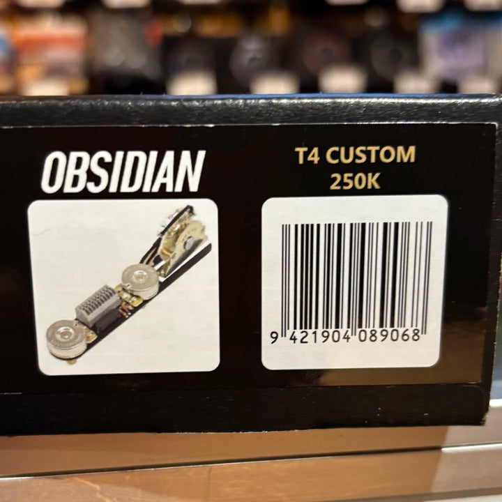 Obsidian - Custom T4-250k 4 Way Solderless Wiring Harness For Telecaster - USED