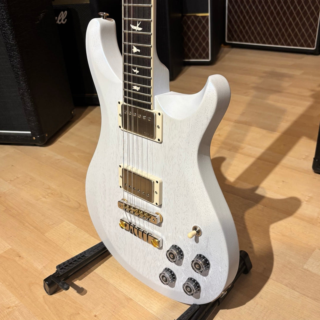 PRS S2 - McCarty 594 Thinline NITRO Satin White  w/ Deluxe PRS Gig Bag - Pearl White