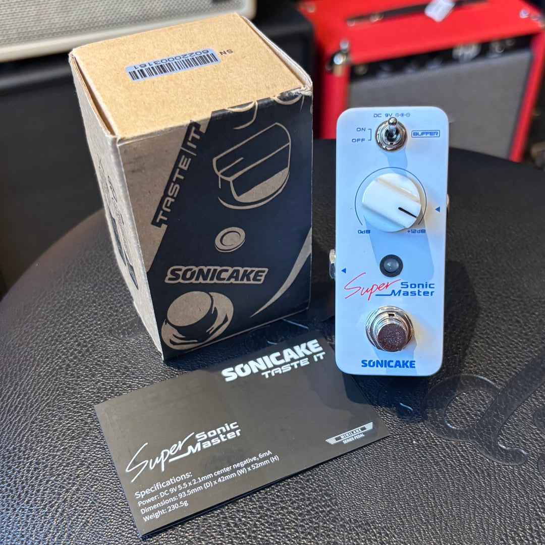 Sonicake - Sonic Master MINI Clean Boost & Buffer Pedal w/ Box - USED