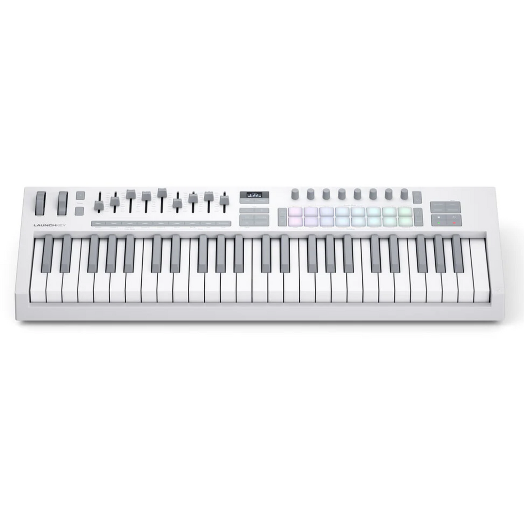 Novation LAUNCHKEY-49-MK4-WH 49-Key MIDI Controller Keyboard - White