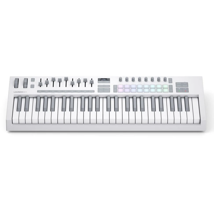 Novation LAUNCHKEY-49-MK4-WH 49-Key MIDI Controller Keyboard - White