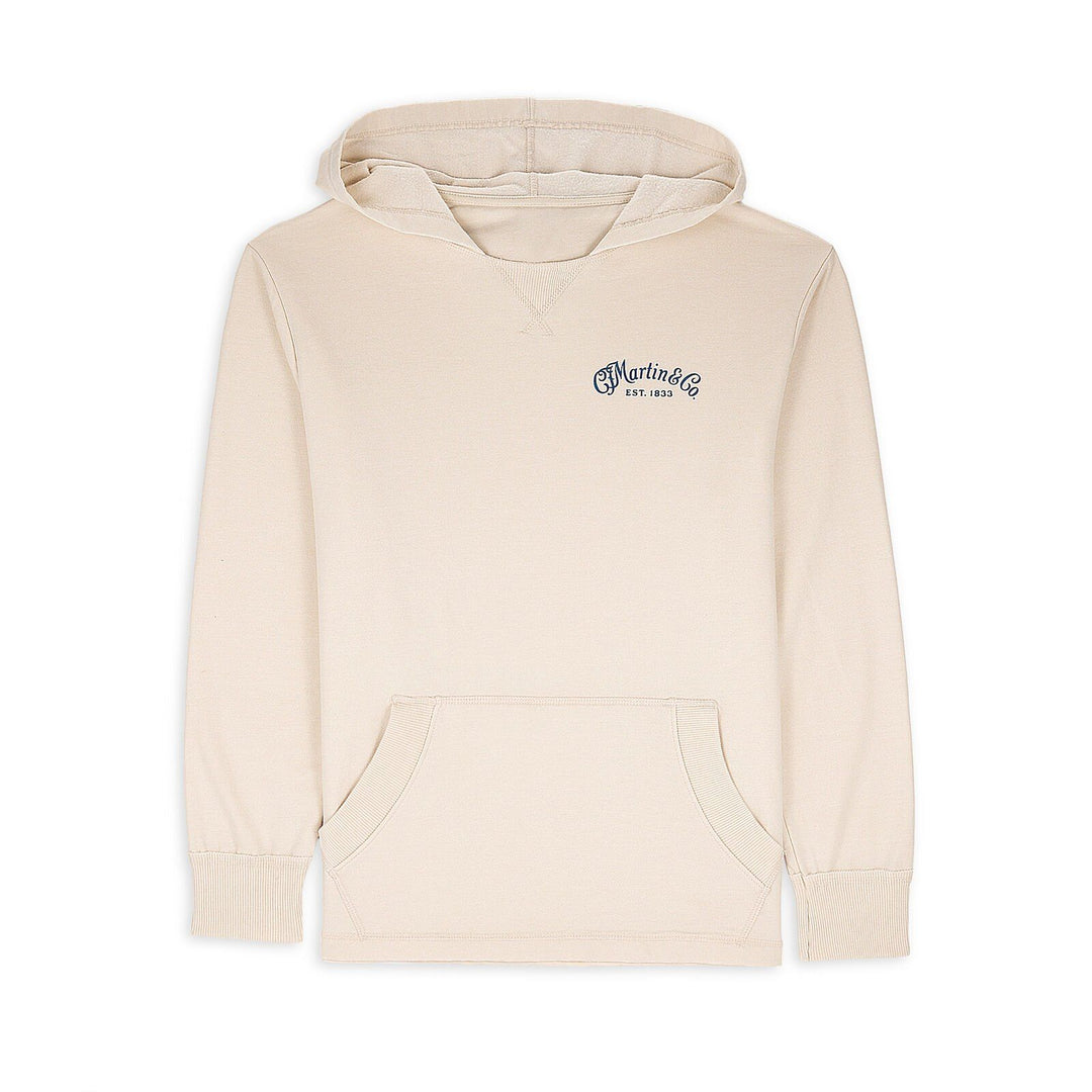 Martin 18CM0244XL Vintage Wash Natural with Ocean – Adult Hoodie, Size XL