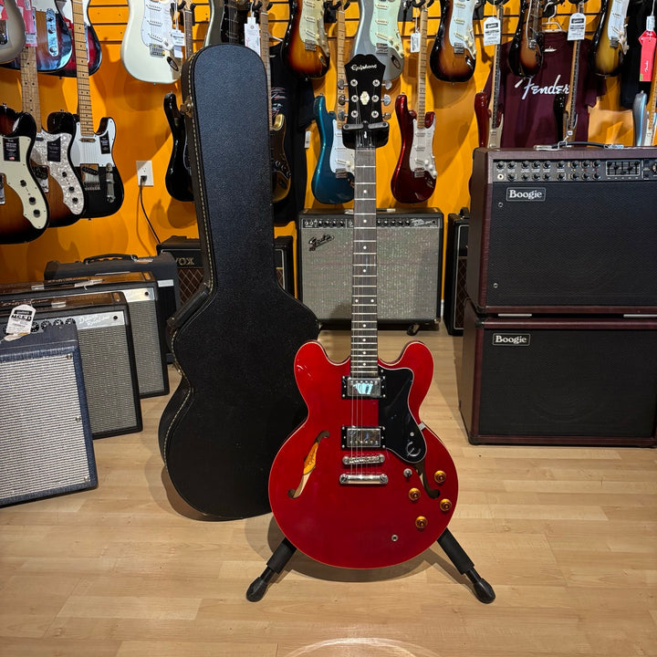 Epiphone - 335 Dot Cherry  w/ Hard Shell Case (2014) - USED