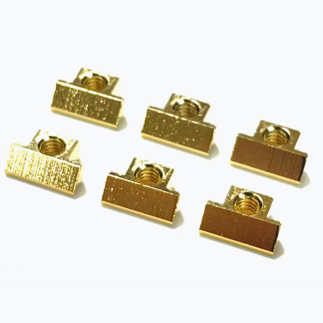 Allparts BP-0535 ABR-style Tunematic Bridge Saddles Gold