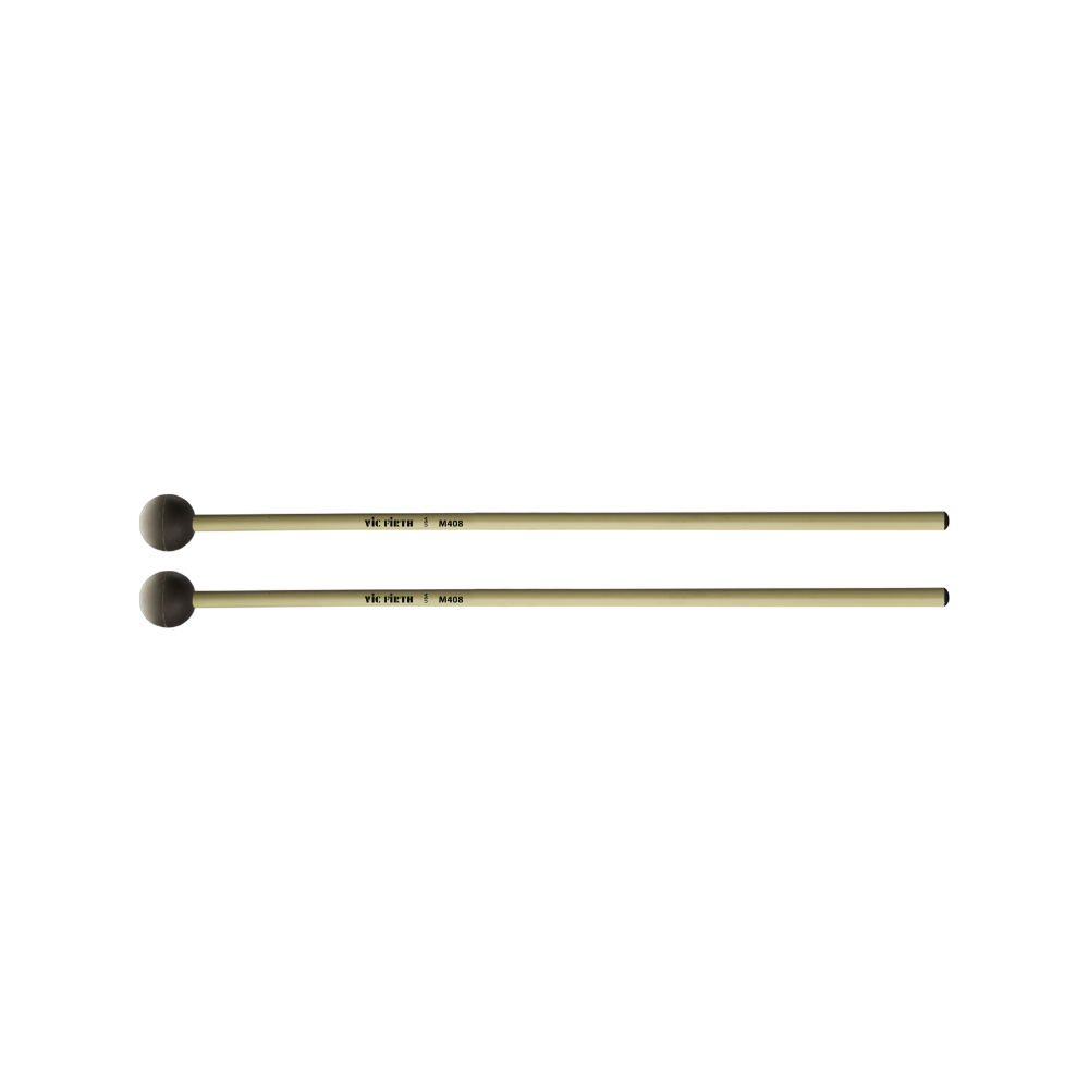 Vic Firth M408 Articulate Series Keyboard Mallet - Medium Soft Rubber, Round
