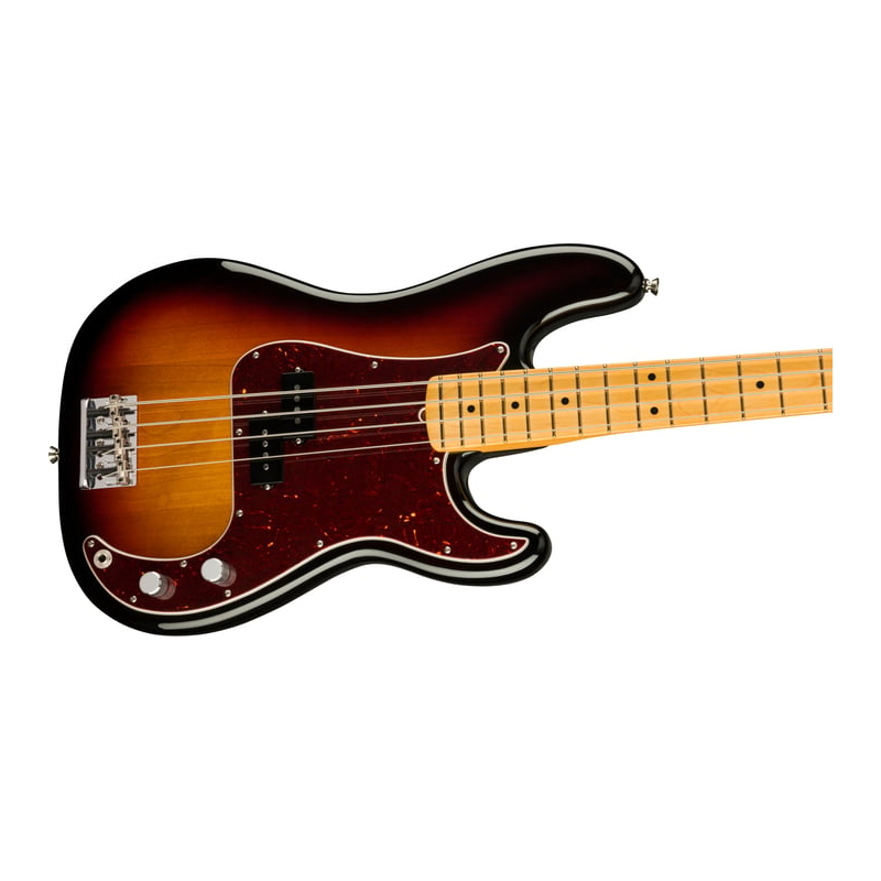 Fender American Professional II Precision Bass Maple Fingerboard Electric Bass Guitar - 3-Color Sunburst