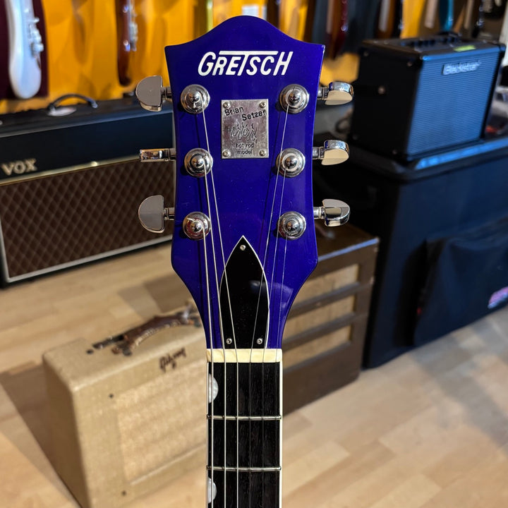 Gretsch - G6120-SH Setzer Hot Rod w/ Gretsch Hard Shell Case (MIJ-Regal Blue-1999) - USED