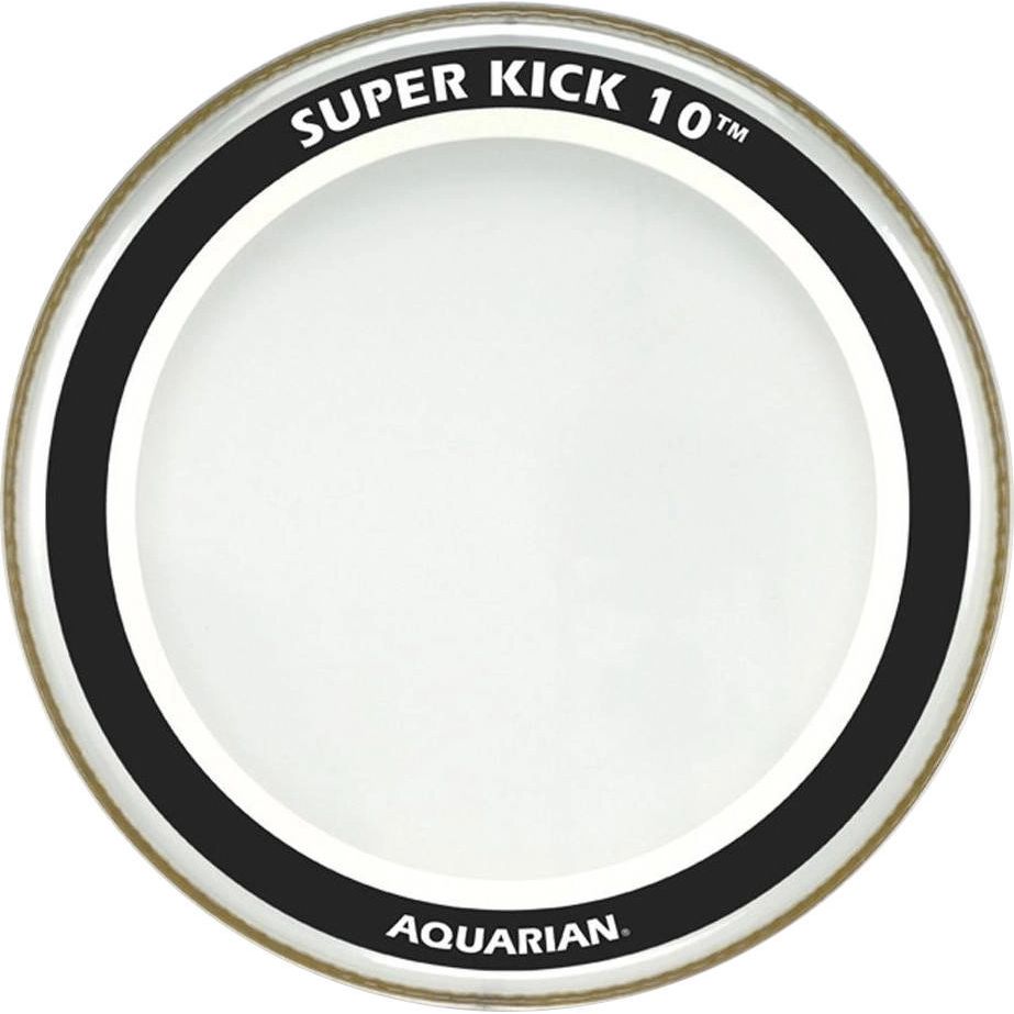 Aquarian SK10-22- Aquarian Super Kick 10 Clear Bass Drum Head - 22''
