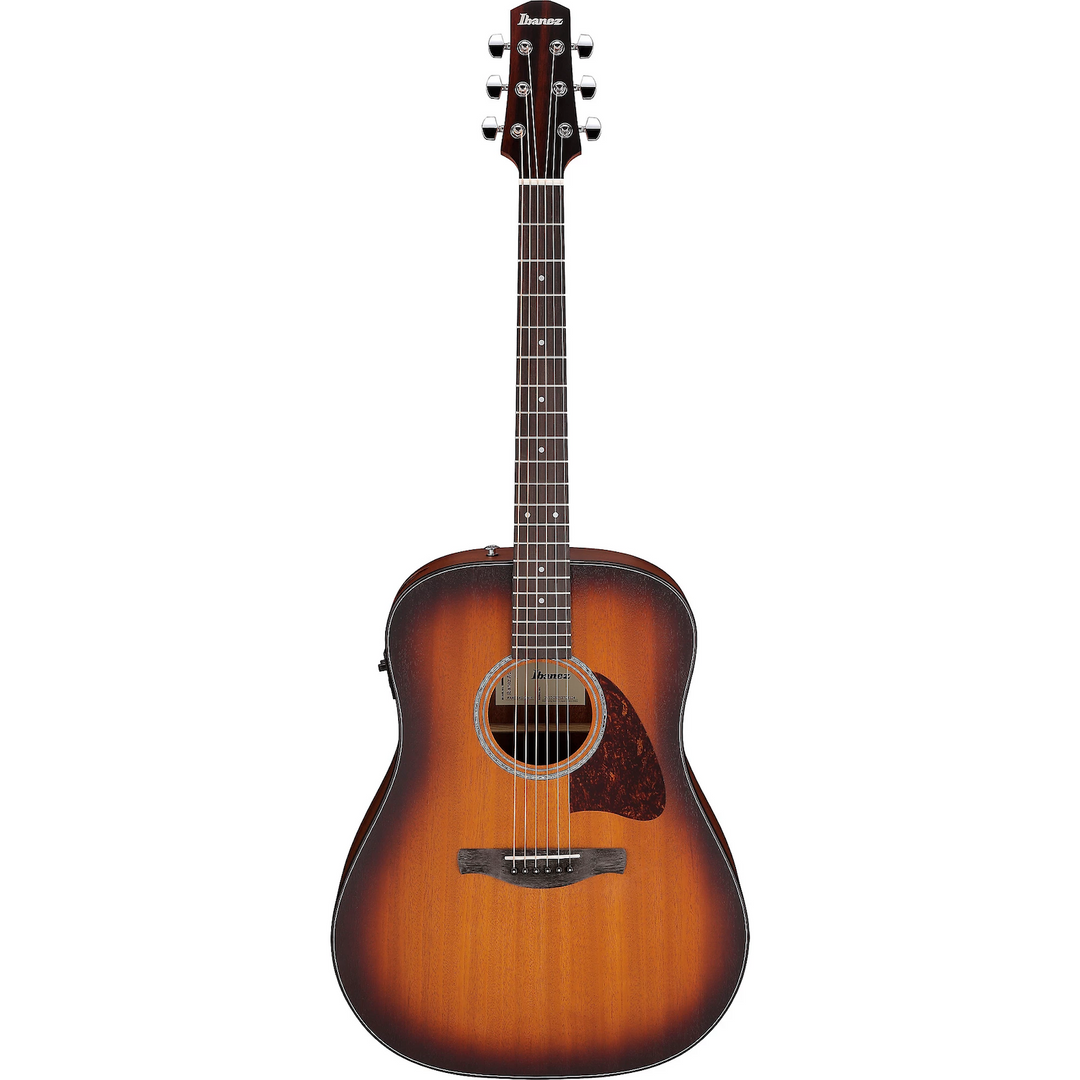 Ibanez AAD54EOMH Grand Dreadnought Acoustic-Electric Guitar Open Pore Mahogany Sunburst