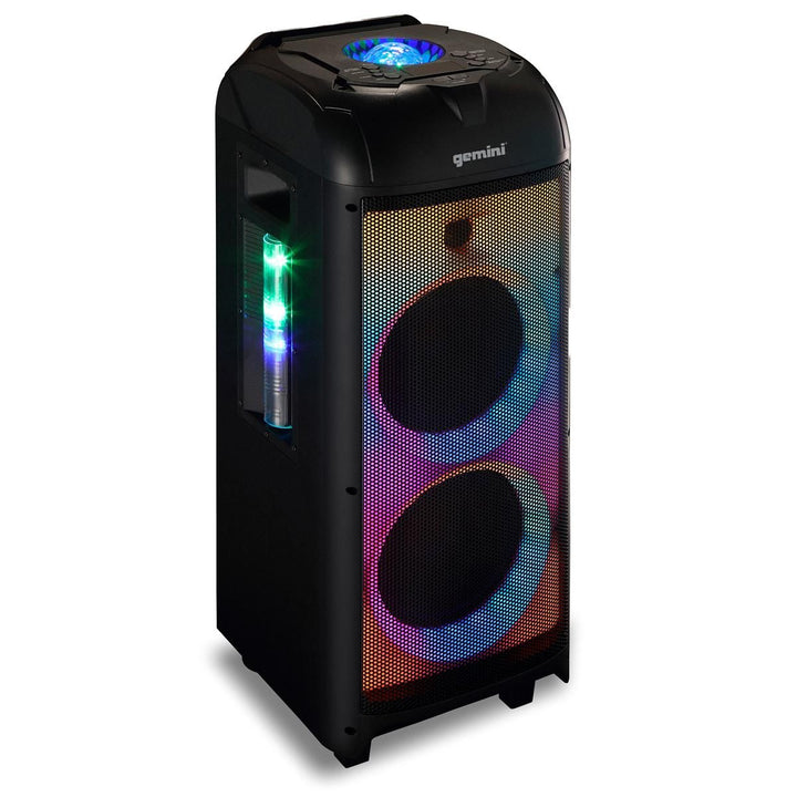 Gemini GPLT-360 360° Portable Bluetooth™ Speaker w/ LED Party Lighting