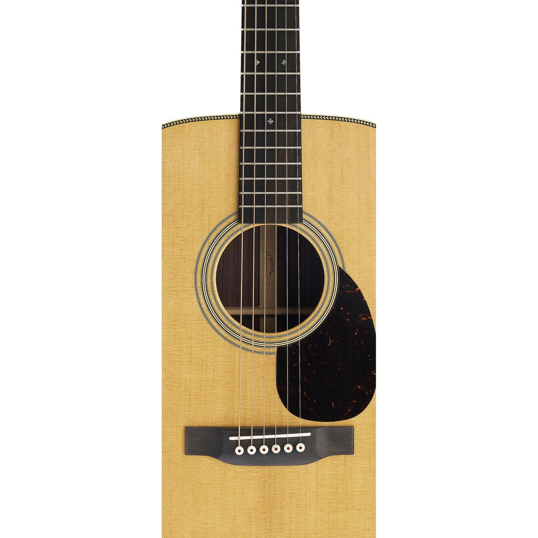 Martin 10Y25OM28SUNBURSTL Standard Series Acoustic – OM28 1935 Sunburst with Molded Hardshell Case, Left-Handed