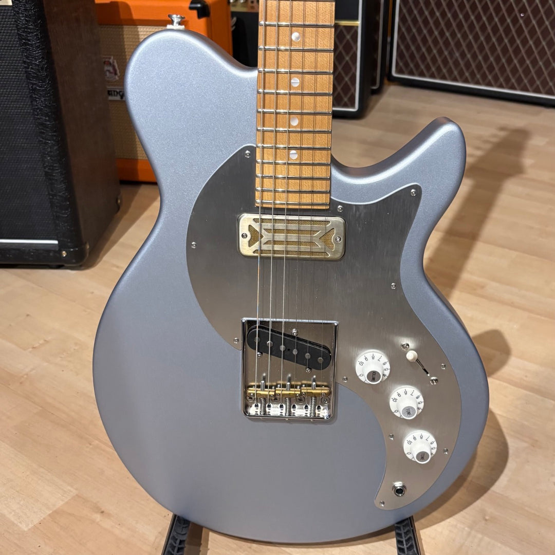 Eastman FT-SC'52-IBM FullerTone Series Electric Guitar (Ice Blue Metallic) w/ Deluxe Gig Bag