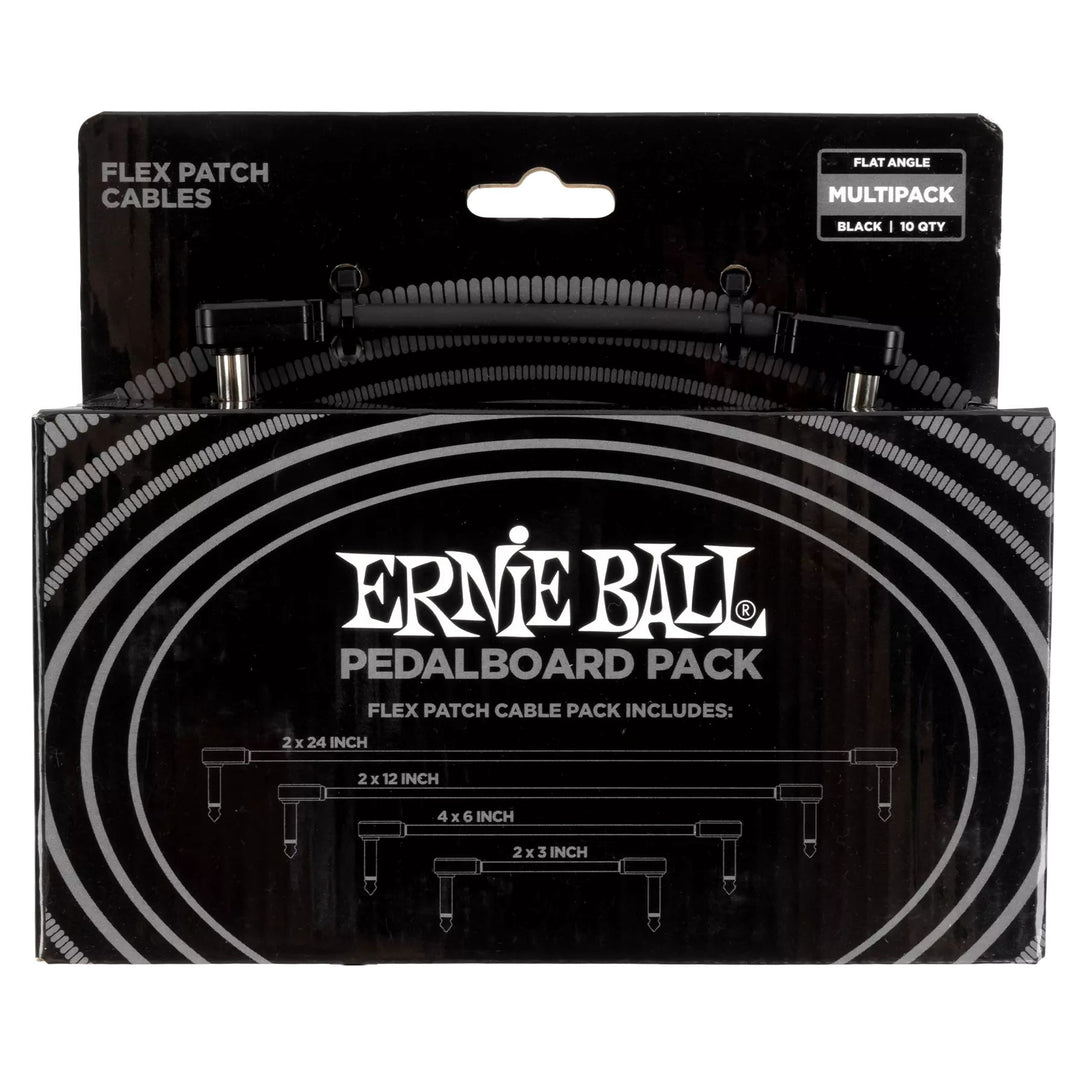 Ernie Ball 6462EB Flex Patch Cable Multi-Pack - Black