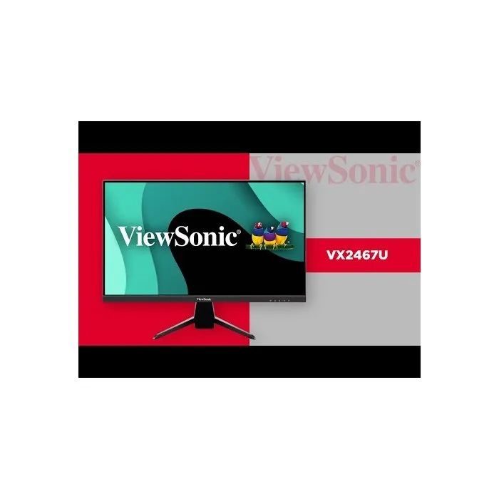 Viewsonic VX2467U 24" IPS Monitor  Full HD 1080p, HDMI, USB-C 65W