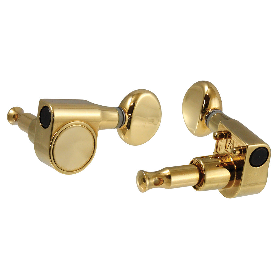 Allparts TK-7590 6-in-line 2-Pin Tuner Set Gold
