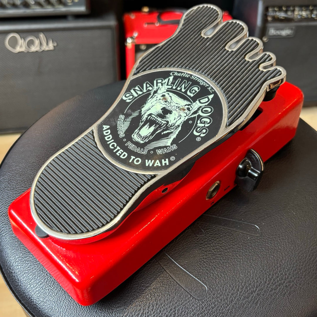 Snarling Dog  - Whine O Addicted To Wah - 3 Stage Wah Pedal (Red - No Box ) - USED