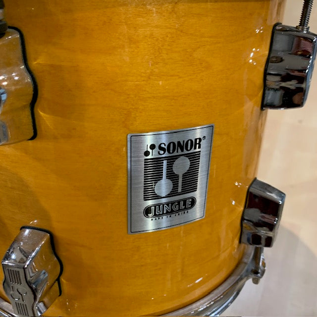 Used Sonor Jungle Kit 3 Piece Shell Pack W/Mount
