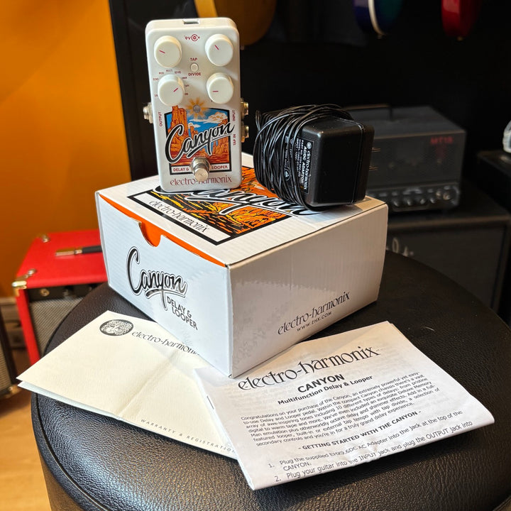Electro Harmonix - Canyon Delay & Looper Pedal w/ Box & PWR Supply - USED