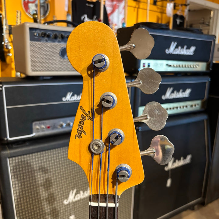 Fender - LEFT HANDED 62' Reissue Jazz Bass  w/ HD Case (1993 - MIJ Rosewood - White) - USED