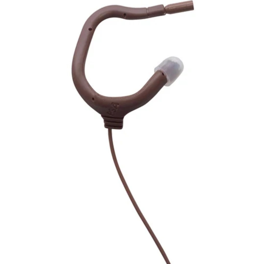 Point Source Audio EO-8WL-XSK-BR Embrace Omnidirectional Earmount Lavalier Microphone with Lemo-Style 3-Pin X-Connector For Sennheiser SK And Zaxcom Wireless Transmitters (Brown)