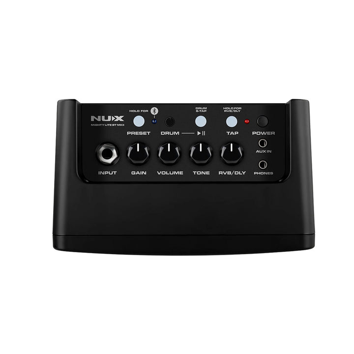 The MIGHTY LITE BT MKII provides a variety of effects for electric guitar and bass guitar including amp modeling and cabinet IRs. It also comes with acoustic amp modeling and acoustic IRs to let you simulate acoustic guitar tones. And, you can even load 3rd party IRs through Mighty Editor edit software to expand your tone. (You can load any WAV format IRs; the Mighty Editor will convert to 32bits/48kHz onto the device automatically.)