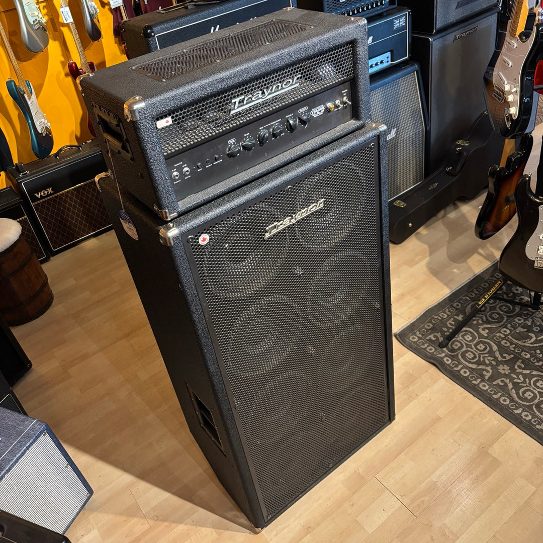 Traynor - YBA 300 All Tube 300 Watt Bass Head  w/ Matching Traynor "TC- 810" Cabinet - USED