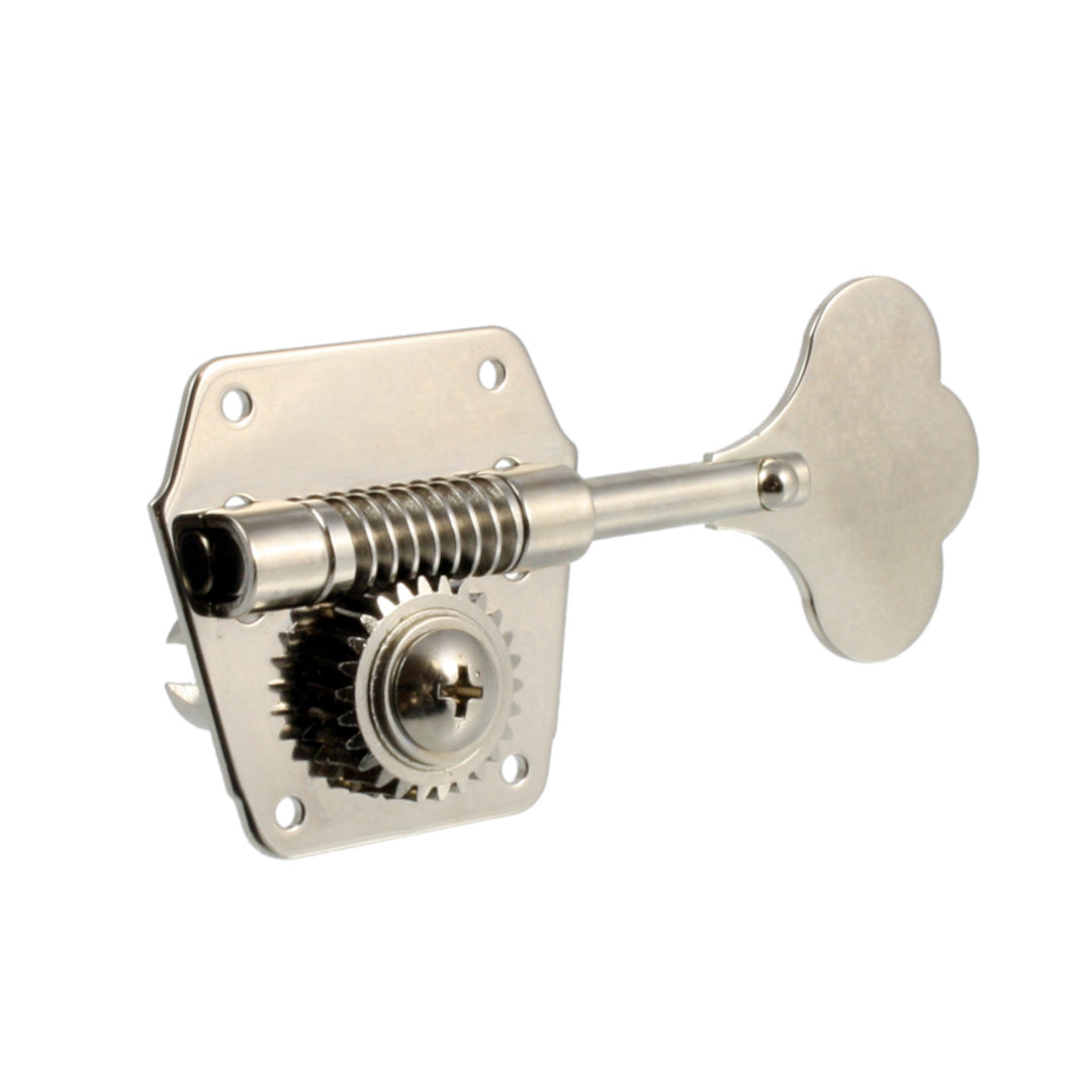 Allparts TK-0790 Gotoh Vintage-style Reverse Wind 4-in-line Bass Tuners Nickel