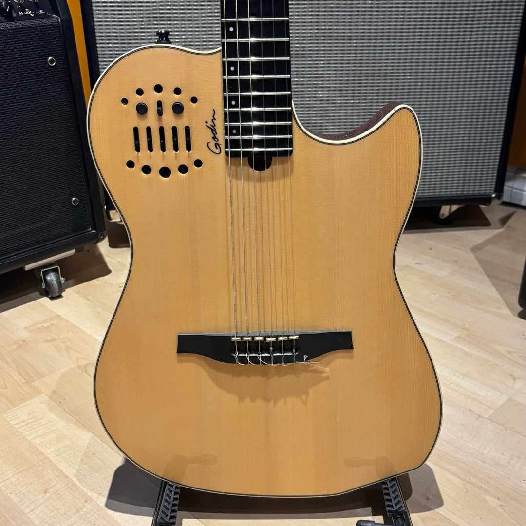 Godin - Multiac Nylon SA-AC Electric Nylon String w/ DLX Godin Bag (Natural 2018)  - USED
