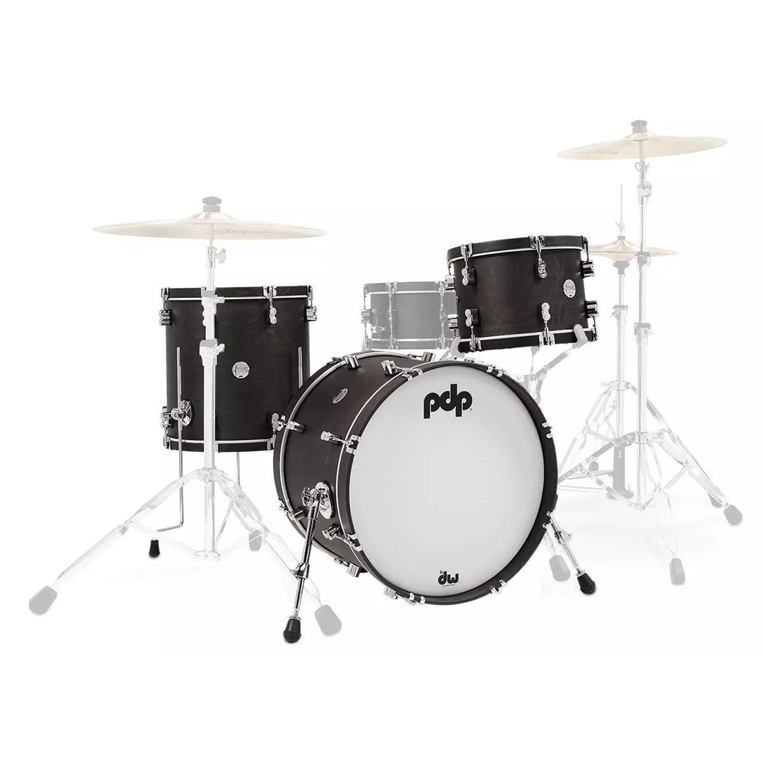 PDP Concept Maple Classic 3-Piece Shell Pack (9x13 No STM, 16x16FT, 14x20 Kick) - Ebony Stain