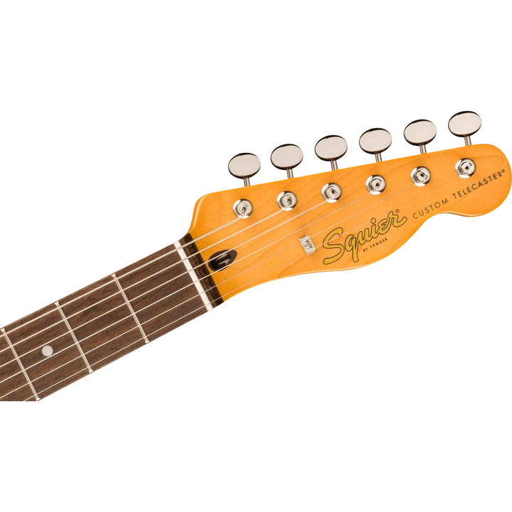 Squier Classic Vibe Custom Telecaster SH with Bigsby, Parchment Pickguard (Lake Placid Blue) 0374048502
