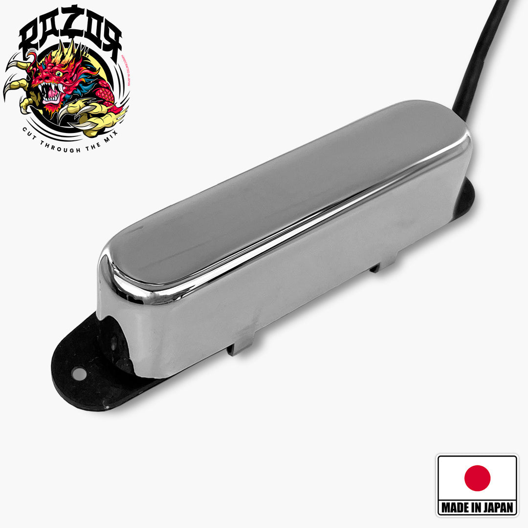 Allparts RZR-10032 Razor® Hihō Hidden Gem Single-Space Stacked Humbucking Neck Pickup For Telecaster® - Chrome