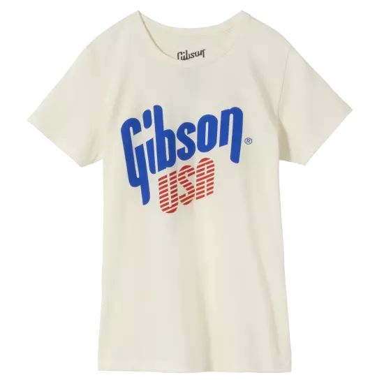 Gibson USA Women's Tee Vintage White - 3XL